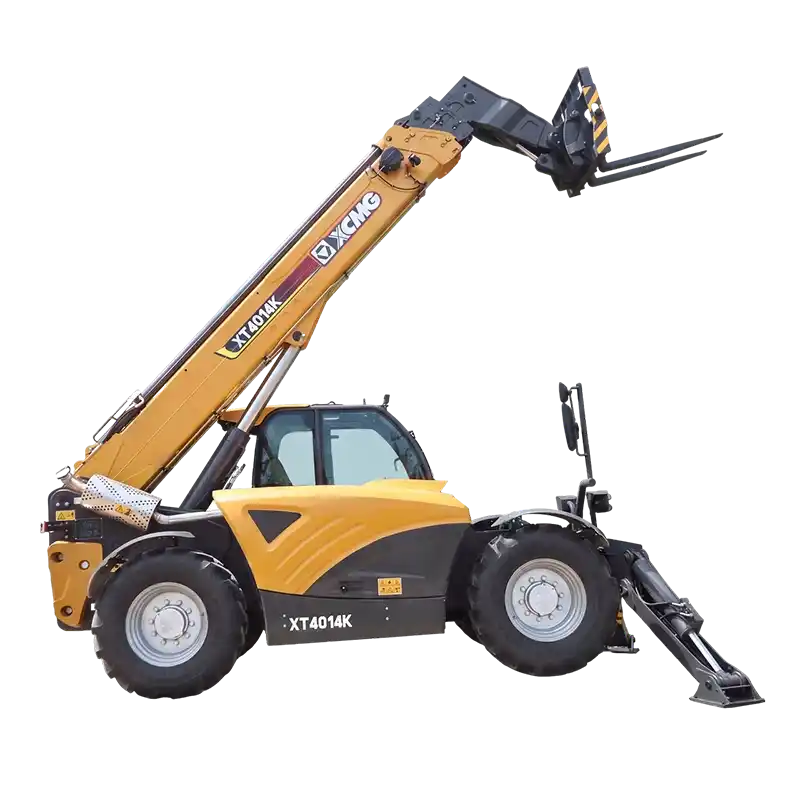 Телескопический погрузчик XT4014K на стройплощадке – грузоподъёмность 4 т